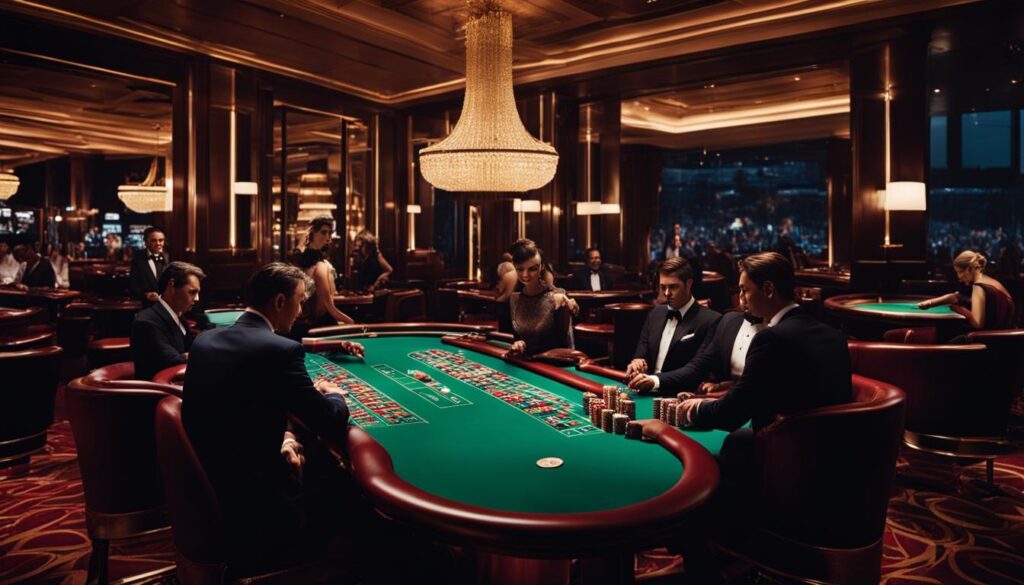 high stakes baccarat image